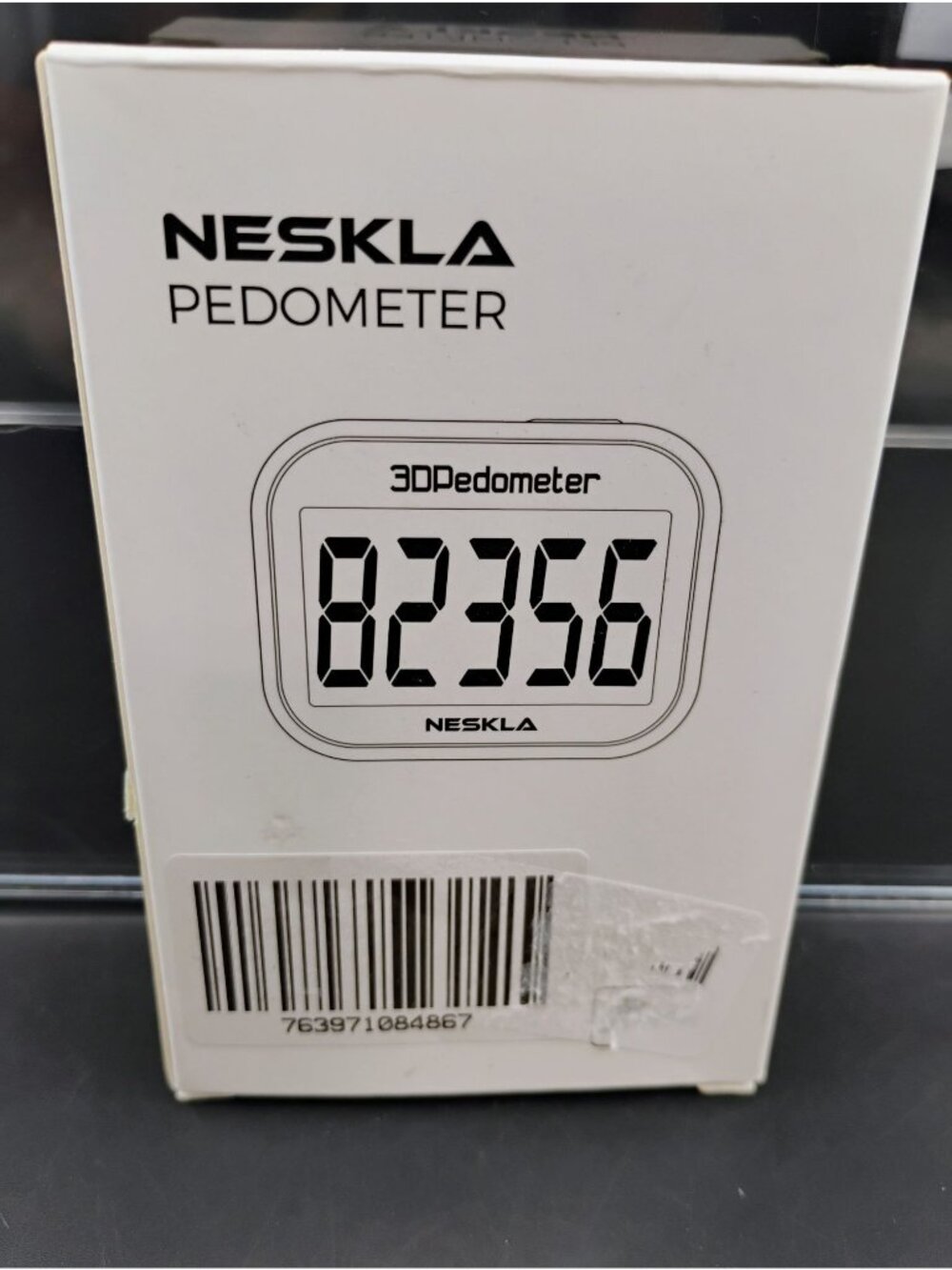Neskla 3D Pedometer Step Counter 99999 Steps Long Battery Life